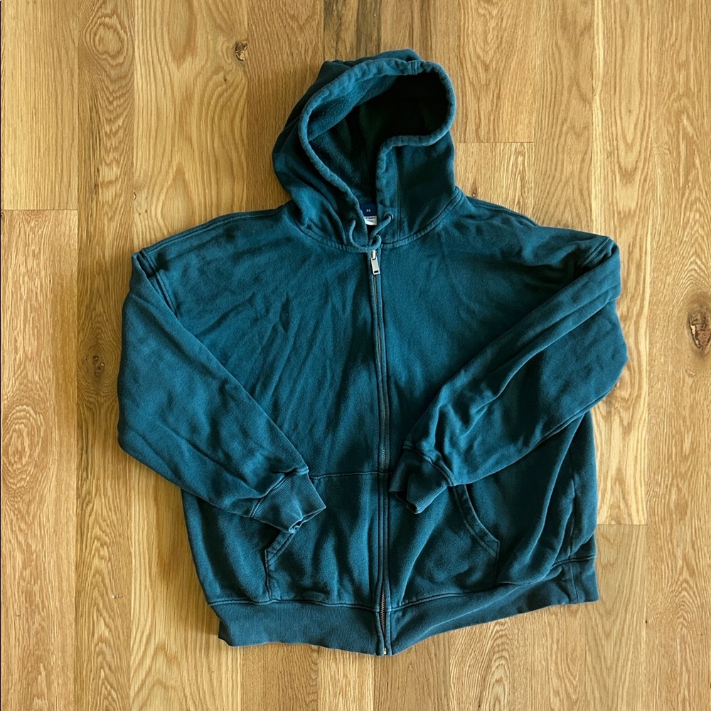 Old Navy Green Hooded Jacket